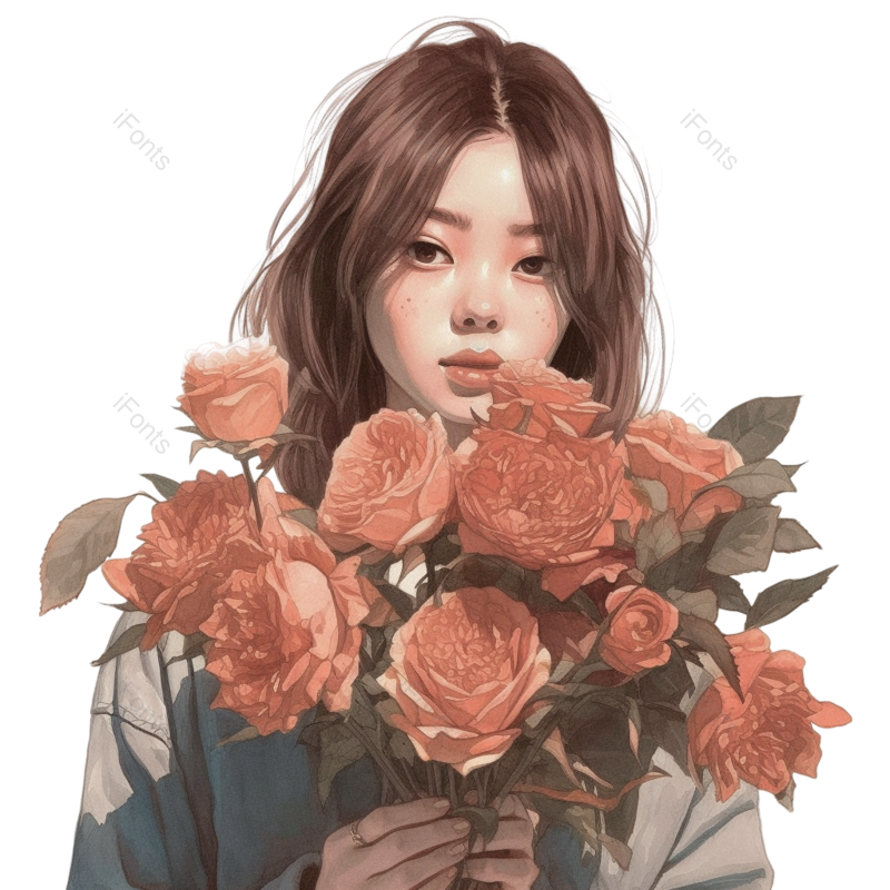 人物素材图片,卡通人物素材元素,母亲节素材PNG,免抠素材